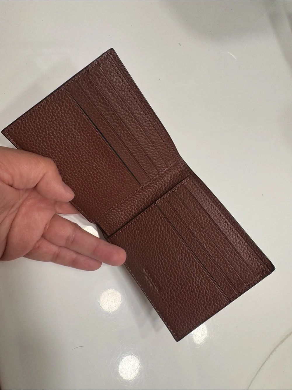 Coach pebbled leather